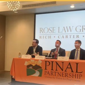 Pinal County navigates state legislature as leaders focus on economic development; featuring input from Rose Law Group deputy director of government affairs Cole Libera